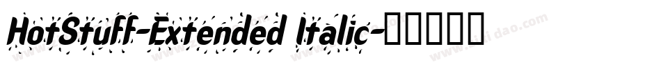 HotStuff-Extended Italic字体转换